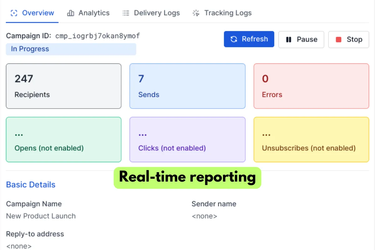 Real-time email tracking in Google Sheets