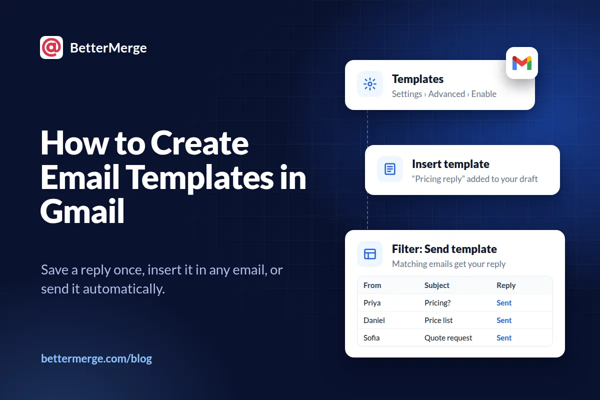 How to create email templates in Gmail