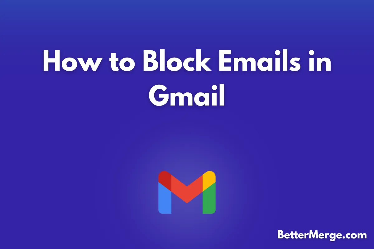 how to block emails in gmail blog cover image