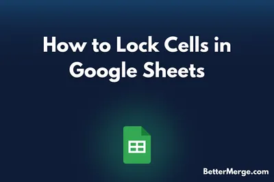 how to lock cells in google sheets blog cover image