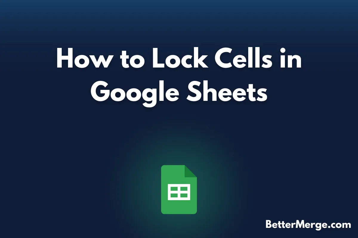 how to lock cells in google sheets blog cover image