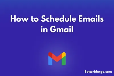 how to schedule emails in gmail blog post cover image