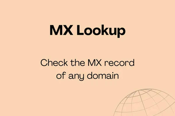 MX record lookup tool graphics