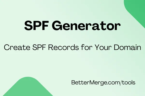 SPF record generator tool illustration image