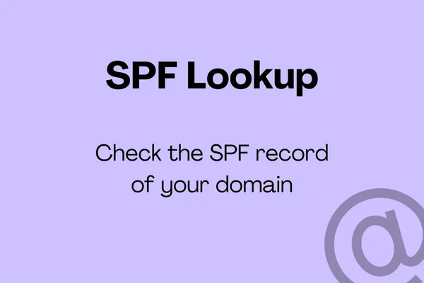 SPF record lookup tool graphics